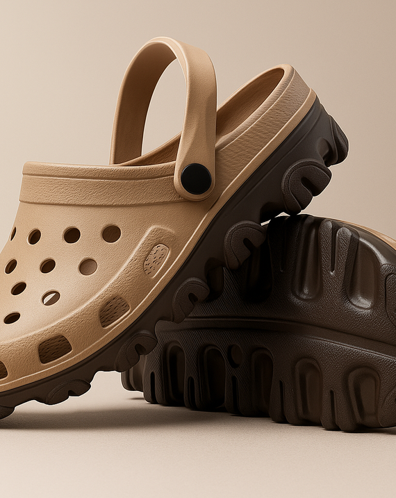 Brown VIVIDMax 01 | All-Terrain Performance + Recovery Clog (Acupressure Footbed)