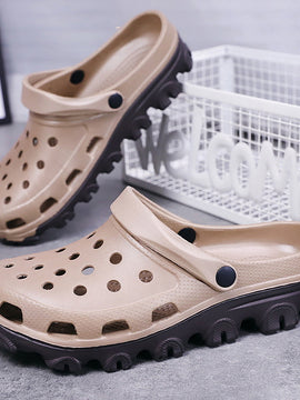 Brown VIVIDMax 01 | All-Terrain Performance + Recovery Clog (Acupressure Footbed)