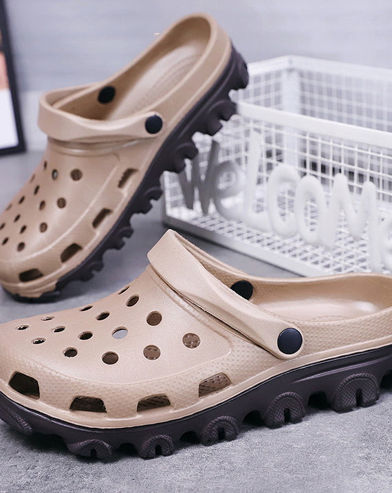 Brown VIVIDMax 01 | All-Terrain Performance + Recovery Clog (Acupressure Footbed)