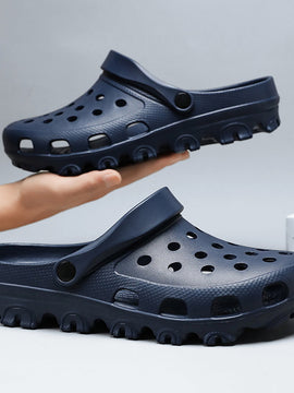 Navy Blue VIVIDMax 01 | All-Terrain Performance + Recovery Clog (Acupressure Footbed)
