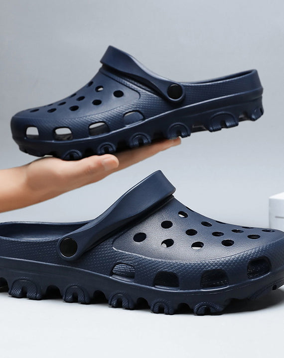Navy Blue VIVIDMax 01 | All-Terrain Performance + Recovery Clog (Acupressure Footbed)