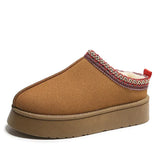 Fleece Lined Cozy Ankle Slippers