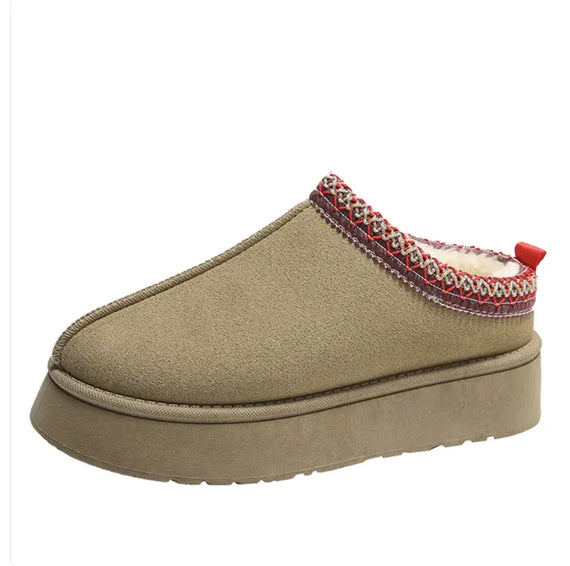 Fleece Lined Cozy Ankle Slippers