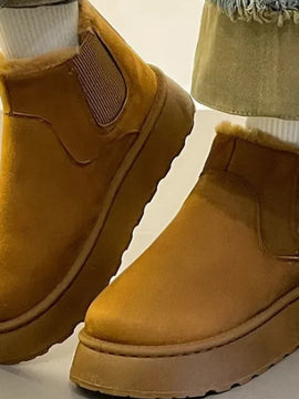 Women's Cozy Fleece Winter Snow Boots