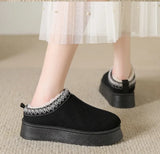 Fleece Lined Cozy Ankle Slippers