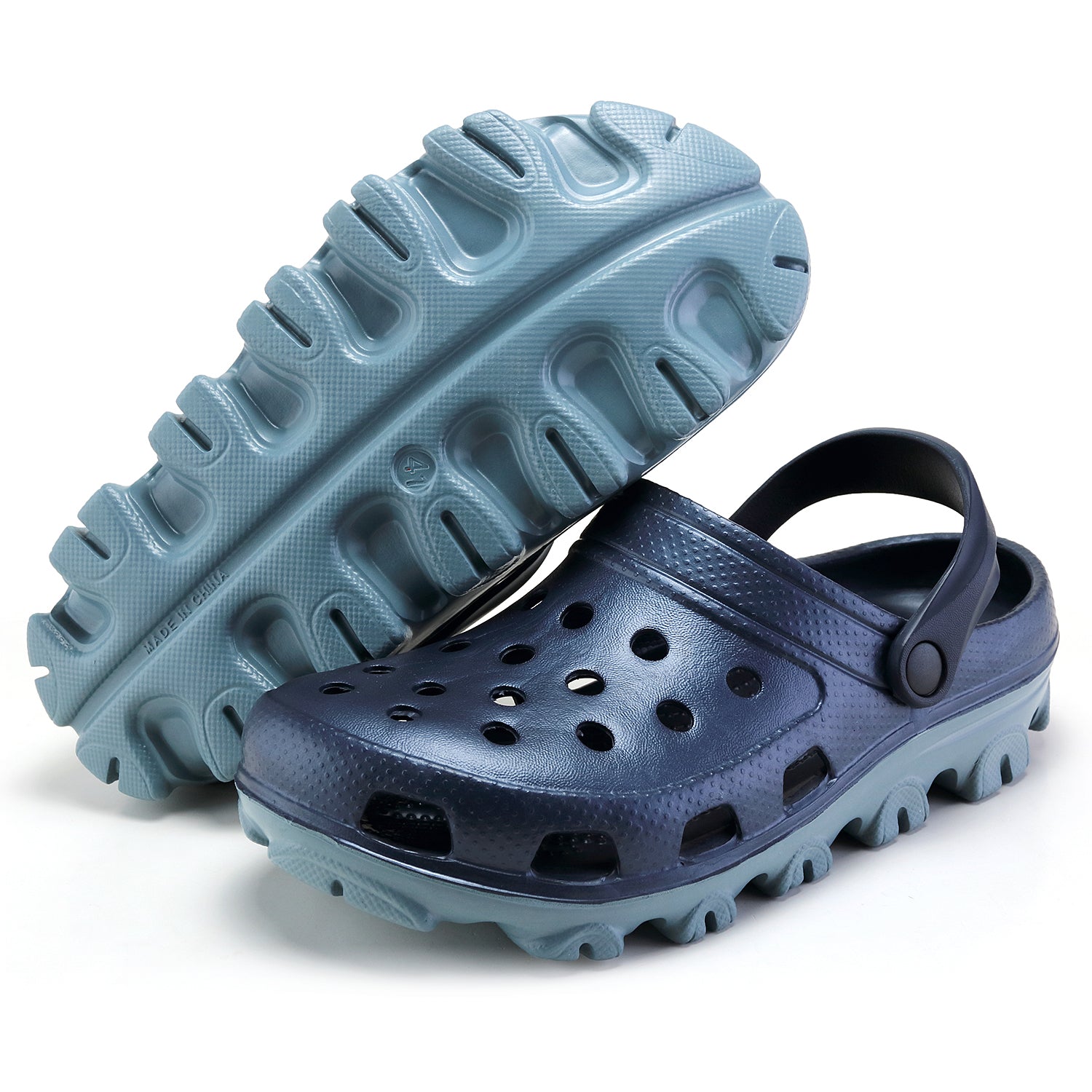  Navy Blue Clogs for Women, Blue VIVIDMax Grip Clog, VIVID Footwear, Clog Shoes for women, most comfortable shoes for standing all day, most comfortable shoes for walking, good shoes for walking all day, best shoes for standing all day, All Terrain Shoes, Earth Best Shoes, Shoes for seniors and older adults, All terrain shoes, Blue crocs, crocs clogs, best crocs, classic crocs clog