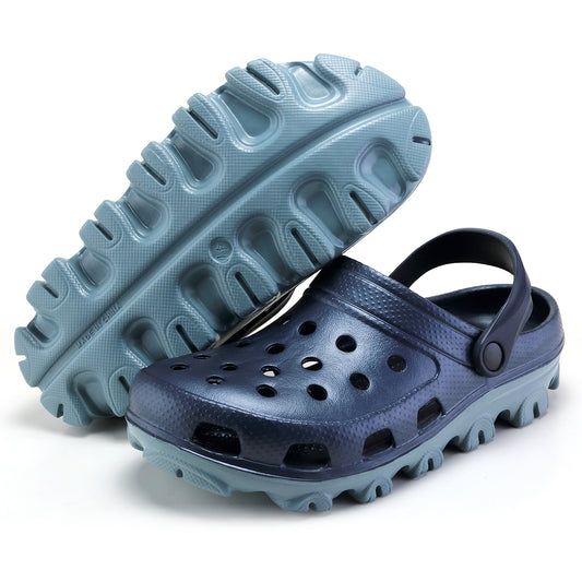  Navy Blue Clogs for Women, Blue VIVIDMax Grip Clog, VIVID Footwear, Clog Shoes for women, most comfortable shoes for standing all day, most comfortable shoes for walking, good shoes for walking all day, best shoes for standing all day, All Terrain Shoes, Earth Best Shoes, Shoes for seniors and older adults, All terrain shoes, Blue crocs, crocs clogs, best crocs, classic crocs clog